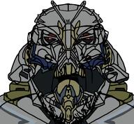 Michael_bay alien decepticon evil logo movie open_mouth red_eyes red_pupils red_sclera robot series:ALL_HAIL_MEGATRON! starscream teeth tongue_out transformers transformers_(live_action) variant:bernd variant:cobson white_background // 5072x4689 // 482.1KB