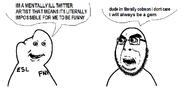 fallenchungus glasses soyjak speech_bubble stubble style_emulation text variant:cobson // 664x303 // 19.9KB