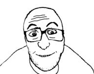 closed_mouth glasses nick_foster smile soyjak variant:unknown // 549x431 // 8.8KB