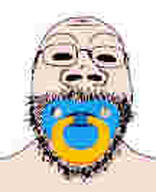 baby babyjak beard big_nose binky caca ext=jpg front_facing glasses jpeg jpeg_compression looking_at_you meta:low_resolution mustache pacifier soyjak stubble subvariant:gapejak_front variant:gapejak // 108x133 // 2.0KB
