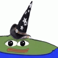 amphibian flat flat_head frog incel nas:pepe pepe_the_frog sparkle sparkler wand wizard wizard_hat wizardchan // 498x300 // 844.7KB