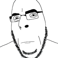 animated blue_skin closed_mouth gem glasses neutral smile soyjak stubble variant:cobson // 775x849 // 501.3KB