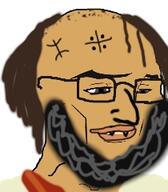 amazigh balding beard beige_skin berber brown_hair handsome mystery soyjak symbol variant:chudjak // 210x240 // 39.9KB