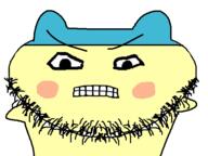 angry soyjak stubble teeth variant:mameson yellow_skin // 600x450 // 44.5KB