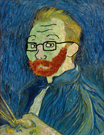 art background beard classical_art_parody clothes ear glasses hair jacket nose subvariant:soyak_(concerned) variant:soyak // 2975x3860 // 26.6MB