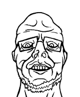 beard ear eyebags forehead_lines glasses lips looking_at_you looking_down neck old redraw remake smile subvariant:nusid teeth transparent_background variant:sidson wrinkles // 500x600 // 25.5KB