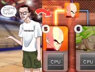 anime badass bald broly chud dragon_ball edit jobshitfailure series:the_troonout tenshinhan tien tienshinhan tranny_artstyle video video_game wake_me_up // 840x640, 10s // 3.9MB