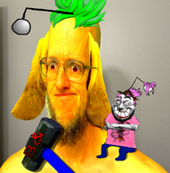 4chan 4cuck antenna arms_crossed b& banhammer bow calarts clothes dog_ear fitmc gem glasses green_hair hammer he_does_it_for_free head_jack_in_real_life headjak irl janny max_headroom mouth_closed orange_eyes pink_hair preddit realistic reddit shadow_the_hedgehog sitting subvariant:cobsontalks tomar tranny variant:headjak yellow_skin // 2048x2080 // 5.9MB