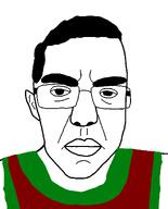 glasses infinity_franchise jersey lips lisa_(game) subvariant:patrick variant:chudjak // 986x1224 // 12.4KB