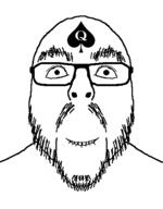 bbc biting_lip glasses queen_of_spades soyjak variant:flartson // 410x524 // 23.0KB