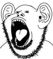 creative_commons_license ear open_mouth redraw small_eyes soyjak stubble subvariant:wikiswede tongue variant:impish_soyak_ears wikipedia // 426x469 // 41.0KB