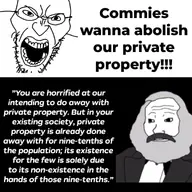 artist:shitskintrannypedophilebraphog beard communism communist_manifesto economics glasses grey_hair karl_marx nas:wojak politics variant:unknown // 1080x1080 // 121.6KB