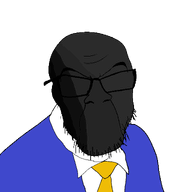 clothes gigachad glasses nophono stubble suit suit_and_tie variant:feraljak // 1500x1500 // 38.8KB