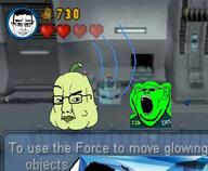 2soyjaks glasses glowing gourd green_skin lego lego_star_wars open_mouth plants_vs_zombies soyjak sunglasses text variant:chudjak variant:impish_soyak_ears video_game // 696x572 // 44.4KB