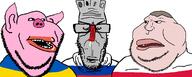 mutt_trio poland russia subvariant:euromutt subvariant:impish_amerimutt ukraine variant:impish_soyak_ears variant:markiplier_soyjak variant:meximutt variant:tony_soprano_soyjak vatnik // 1718x692 // 55.5KB
