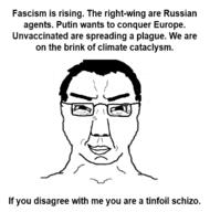 chud closed_mouth glasses hair schizo smile smug soyjak subvariant:chudjak_front text variant:chudjak // 712x721 // 124.0KB