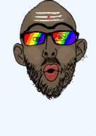 brownoid hijra indian liberal meta:tagme pajeet rainbow soyjak variant:nojak // 135x192 // 13.0KB