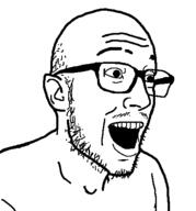 ear esam glasses open_mouth soyjak stubble template variant:esam // 443x474 // 7.2KB