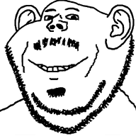 animated eyebrows merge mustache scissors shaved shaving smile subvariant:felix variant:impish_soyak_ears // 598x633 // 115.1KB