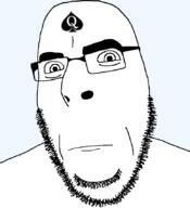 bbc closed_mouth glasses neutral queen_of_spades soyjak stubble tattoo variant:cobson // 775x849 // 62.7KB