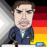 afd german_flag germany maximilian_krah politician pride_flag right_wing stolz stolzmonat variant:chudjak // 1080x1080 // 133.2KB
