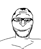 balding closed_mouth glasses hair jewish_nose jews kike nuvariant smile soyjak stubble variant:shabbos_soy white_background wrinkles // 545x643 // 3.7KB