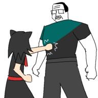 alunya anarchism anarcho-communism anarcho-egoism arm cat_ear closed_mouth clothes communism dark_hair ear egoism female fight flag flag:anarcho-communism flag:anarcho-egoism frown glasses hair hand max_stirner muscles neutral politics punch senator_armstrong soyjak white_background // 500x500 // 18.9KB