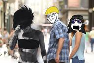angry beard bloodshot_eyes clothes crying female glasses greyscale hair meme nas:gigachad nate smirk steam subnas:femgiga tattoo toss variant:soyak variant:soytan // 2500x1667 // 3.1MB