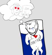 clothes cobette dream drool glasses hair hat ias nsfw penis soyjak stubble subvariant:female_cobson text variant:impish_soyak_ears // 1544x1629 // 278.8KB