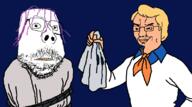 beard blond closed_mouth fred_jones glasses mask rope scooby_doo smug subvariant:scholar tranny variant:chudjak variant:gapejak white_skin // 800x446 // 76.6KB
