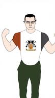 castizo chud flag:woultenland mexico micronation muscular_male republic_of_woultenland shirts variant:chudjak woultenland // 1080x1927 // 240.6KB