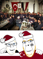 2soyjaks blond blue_eyes christmas clothes flag:german_empire flag:ottoman_empire german_empire hand hat history hugging irl irl_photo new_year no_more_brother_wars ottoman_empire santa_hat smile subvariant:impish_ball trend:aryan turkaryan tvrkaryan variant:cobson variant:feraljak variant:impish_soyak_ears // 1850x2506 // 3.6MB