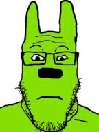 animal_ears green_skin hoops_and_yoyo purple_skin subvariant:neutralplier variant:markiplier_soyjak yoyo // 595x796 // 94.2KB