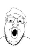 glasses hair mustache open_mouth soyjak stubble variant:unknown // 1206x2208 // 193.9KB