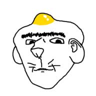 animal cat ear egg food foodjak happy smile snout soyjak unibrow variant:ishish_soyak_ears whisker // 750x750 // 30.8KB