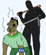 Warrior-Z(user) Zionist-Y_(Namefag) baseball_bat chain chud clittycel dog grand_theft_auto_v islam israel jews judaism long_nose muscles nigger pajeet tranny // 1012x1194 // 39.0KB