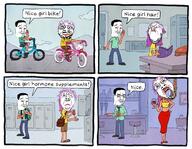 bloodshot_eyes chud ear glasses hanging makeup open_mouth rope stubble suicide tranny variant:bernd variant:chudjak variant:gapejak yellow_teeth // 1142x888 // 1.2MB