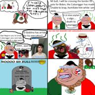 1993 2024 ack amerimutt angry april april_30 aztecchicano(namefag) behead boater brap brazil brown_skin bull cactus chainsaw coca_cola comic country countrywar cuba cuba_vs_mexico dna dna_test eagle esl ferdinanddist(namefag) flag:brazil flag:cuba flag:mexico flag:spain flag:united_farm_workers gravestone heart holding_chainsaw holding_object irl joe_biden june june_24 meta:tagme mexico meximutt monkey monkey_dance mouth_open queen_of_hearts queen_of_spades rope satoko_houjou(namefag) snake spain star_(symbol) story subvariant:chainsaw_bernd subvariant:chudjak_amerimutt subvariant:wholesome_soyjak takis text variant:chudjak variant:cobson variant:gapejak variant:meximutt // 3155x3152 // 3.2MB