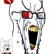 2soyjaks angry animal animated cat clapping crying ext=gif glasses heart large_eyebrows open_mouth paris picmix soyjak stretched_mouth stubble variant:soyak yellow_teeth // 393x500 // 184.2KB