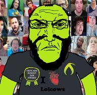 angry award beard glasses green_skin heart i_love kiwifarms lolcow punisher_face science_lover subvariant:science_lover variant:markiplier_soyjak // 800x789 // 478.4KB