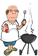 barbecue blue_eyes brown_hair centrist eyes_like_the_o-o-cean grill happy subvariant:nucob variant:cobson white_shirt white_skin // 521x768 // 265.1KB