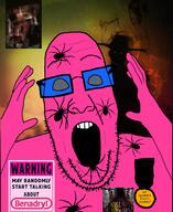 arm badge benadryl bug doll_(user) glasses hatman horror open_mouth scary spider spongebob_squarepants stubble text variant:ppp // 1080x1319 // 606.3KB