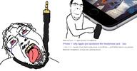 2soyjaks ack apple_(company) article aux aux_cord bloodshot_eyes cable crying glasses google hanging headline headphones iphone mustache phone plasterer red_eyes smile stubble suicide tongue variant:bernd variant:cobson vox yellow_teeth // 1730x902 // 343.0KB