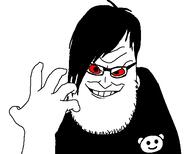 aliased black_shirt clock_strikes_twelve emo_hair evil hair reddit remastered smile soyjak stubble the_incredibles variant:syndromejak // 557x446 // 17.7KB
