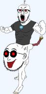 antenna clothes diarrhea full_body fusion incomprehensible_woahjack muscular_male mutant rage ripped_clothes star_of_david toes two_soyjaks variant:scientolojak variant:weirdpenis // 1056x2152 // 66.8KB
