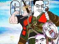 animated arno_breker aryan beheaded brainlet dragon_ball fell_for_it_again_award france gem_skin maga maga_hat music nazi_germany nazism pineapple poyopoyo redpill stonetoss subvariant:muscular_chud swastika the_witcher tkd total_nigger_death total_tranny_death truth_nuke trvke trvthnvke variant:chudjak variant:cobson variant:feraljak variant:markiplier_soyjak variant:norwegian video // 960x720, 47.1s // 8.0MB