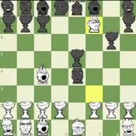 black_skin chess chessboard its_over mask punisher_face subvariant:science_lover text total_nigger_death variant:feraljak variant:gapejak variant:impish_soyak_ears variant:markiplier_soyjak variant:smugjak variant:soyak white_skin wojak // 360x360, 19.6s // 551.7KB