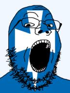 county cross flag flag:rogaland glasses hair norway open_mouth rogaland soyjak stubble teeth transparent_background variant:gapejak // 600x800 // 36.9KB