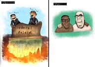 4soyjaks arm art bag beard black_eyes black_skin blue_eyes clothes drawfag drawing drawn_background elon_musk eyes_like_the_o-o-cean fire friendship glasses hair hand lips money necktie nigger niggerhell no_more_brother_wars open_mouth request ron_paul shadow sky smile stubble suit variant:buckteeth_soyjak variant:cobson variant:coinjak variant:feraljak white_hair white_skin yellow_sclera // 4788x3413 // 10.5MB