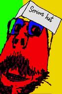 angry clothes colorful compressed deformed distorted frown hat serious_hat soyjak subvariant:scholar variant:gapejak // 657x990 // 7.5KB